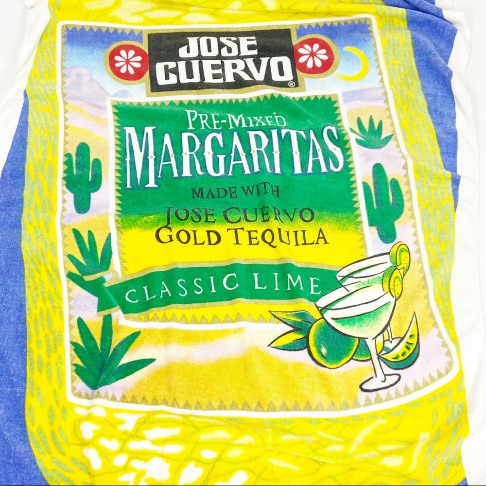 Jose Cuervo Margarita Gold Tequila Classic Lime Party Size Beach Towel Vintage